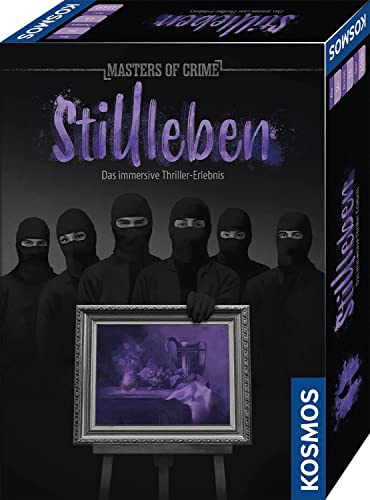 KOSMOS 683870 Masters of Crime Stillleben - Immersives Thriller-Erlebnis, Krimi Spiel Tatort Escape Game für Erwachsene, Rätselspiel Detektiv, Exit Game, Krimispiel