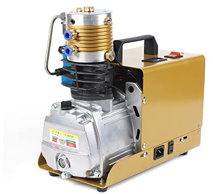 PCP Hochdruck Kompressor 300BAR 4500 PSI Kompressor 130L / min Luft Luftpumpe 220V 50Hz Hochdruckluftpumpe Manueller Stopp-Luftgewehr-Kompressor Geeignet für Luftpistole,Tauchflasche