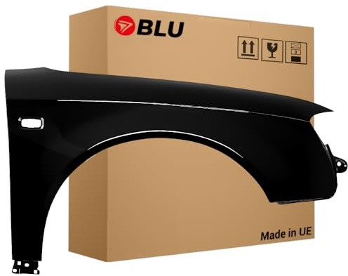 BLU Kotflügel Passend für Audi A4 B7 LY9B Rechts Schwarz | 2004-2008 | Vorderseite Vorne | Lackiert | Einbaufertig