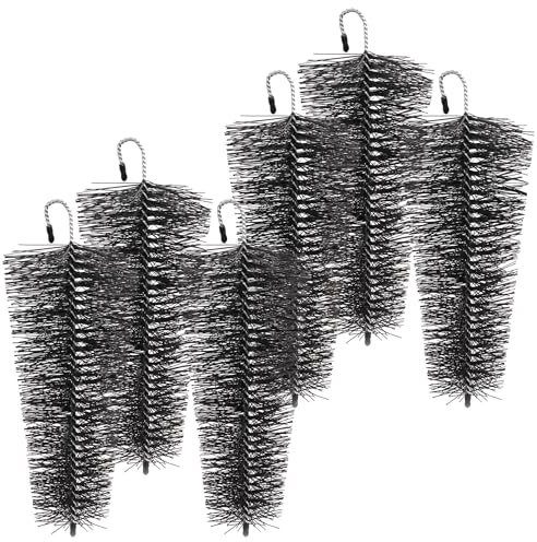 XPOtool Set 6x konische Fallrohrbürste Ø8–12 cm L: 25 cm Laubschutz für Fallrohre als Laubschutz/Marderschutz gegen Verstopfungen