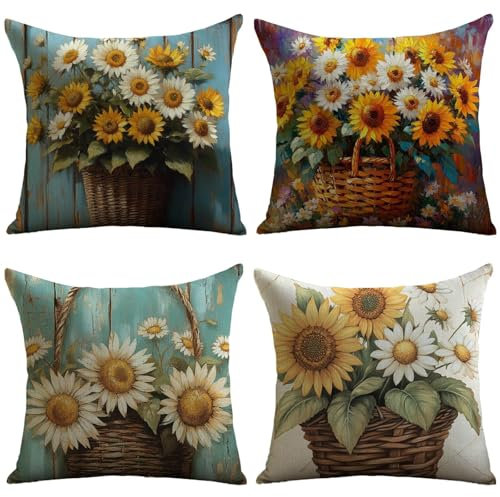 Cuscini Esterno Fiore Federe Cuscini Divano 70x70cm Cuscino Divano Cestino Velluto Copricuscini Decorativi Doppia Faccia Stampa Fodera per Cuscino per Sedia Camera Letto Arredo Esterni Giardino JL-519