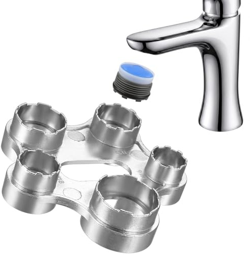 Luftsprudler Montageschlüssel Werkzeug, 10 Größen | Strahlregler Serviceschlüssel, Universal Strahlregler Wasserhahn Schlüssel