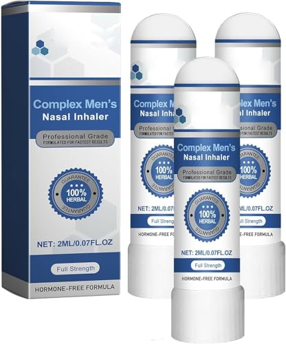 Complex Herren-Naseninhalator, MenStick-Naseninhalator, natürlicher Naseninhalator, stellt Energie und Vitalität wieder her, bietet täglichen Komfort (3)