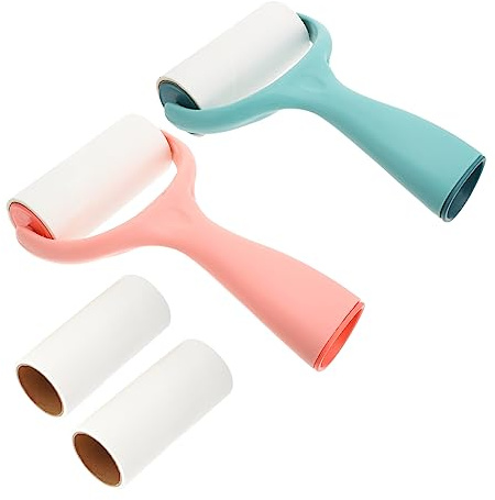 ibasenice Rodillo Quitapelusas Adhesivo para Cabello y Ropa para Limpieza de Coche Hogar y Ropa de Color Negra