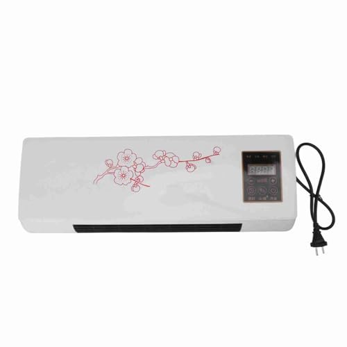 ERYUE Termoventilatore Portatile a Basso Rumore per Scaldabagno Montato a Parete per Bagno, Camera da Letto, con Telecomando, Potenza 1800 W, Design Versatile Uso Domestico