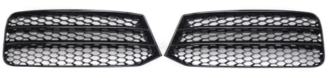 Front Grille 2PCS Car Front Fog Light Grille Cover Honeycomb Fog Lamp Grill For A1 2016 2017 2018 2019 8XA807681B 8XA807682B Front Bumper Grille