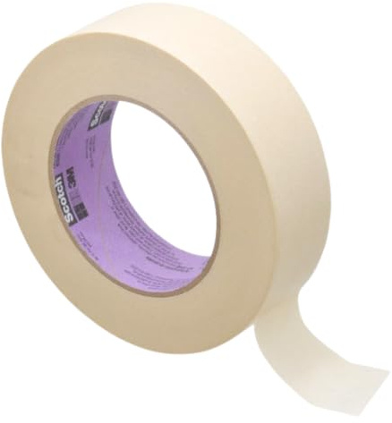 3M 2040 Ruban de masquage résistant aux solvants Scotch: 1-1/2 in x 60 yds. (Naturel)