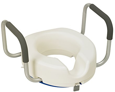Patterson Medical - Rialzo per sedile WC con braccioli