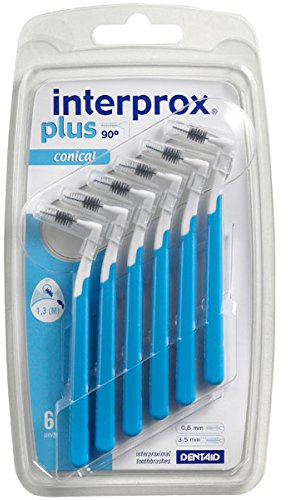 6x Interprox plus Interdentalbürsten blau conical 6er Pack (6x 6er Pack)