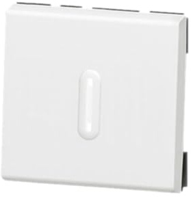 Prog. mosaic - va-et-vient avec voyant 10ax 2 mod blanc