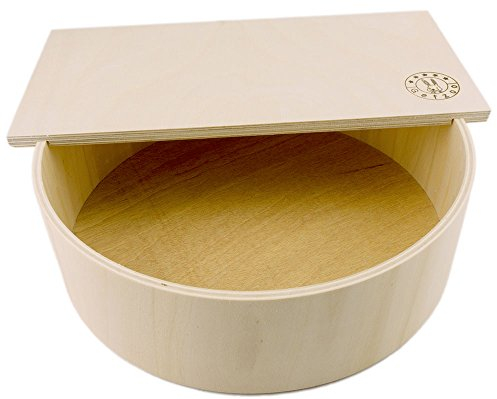 Getzoo Ø 27 cm Sandbad S I Vielfältige Tierarten I Hohe Sicherheit I Natürliche Krallenpflege I Naturnahe Gehegegestaltung I Vielseitige Verwendungsmöglichkeiten (Runder Deckel) (Eckiger Deckel)