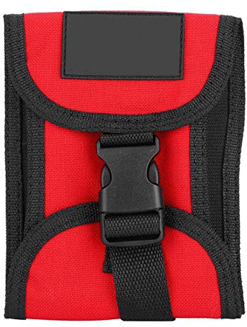 Diving Weight Pocket Scuba Weight Pocket 3KG Scuba Diving Weight Belt Pocket Trim Counter Weight Pocket with Quick Release Buckle for Scuba Diving, Snorkeling(Red)