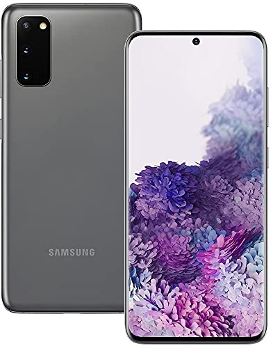 Samsung Galaxy S20 5G Factory Unlocked Android Smartphone SM-G981U US Version | Fingerprint ID & Facial Recognition | Long-Lasting Battery (Cosmic Gray, 128GB)
