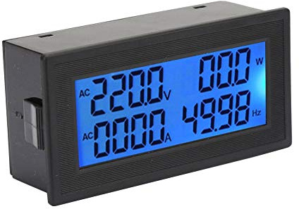 amperímetro voltímetro digital 6 en 1 YB5140DM 0~20A 60~500 V voltaje corriente potencia energía medidor de frecuencia