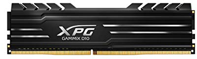 ADATA XPG Modulo di memoria GAMMIX D10 DDR4, Gaming-DRAM, 3600 MHz 16GB (2x8GB), dual package, Desktop Arbeitsspeicher, Supporto XMP 2.0, Nero