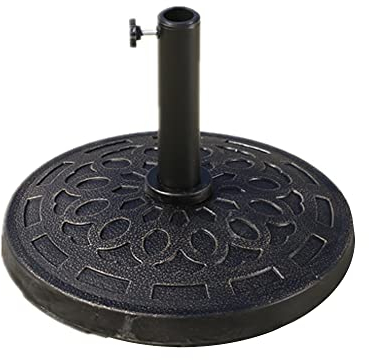 MaxxGarden Base de sombrilla - hormigón - 14 kg - Negro