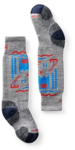 Smartwool Children's Wintersport Full Cushion Ski Day Otc Light Gray L