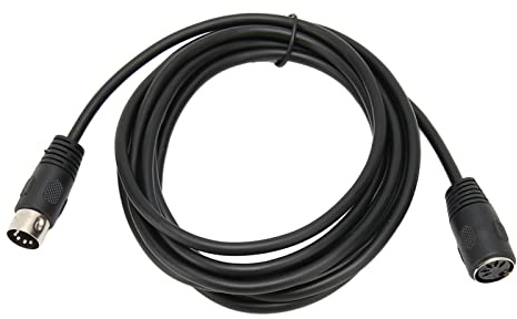 5 Pin MIDI DIN Stecker auf Buchse Verlängerungskabel, MIDI Verlängerungskabel Adapterkabel für Keyboards und Computer