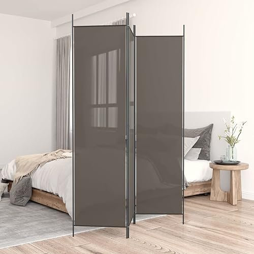 GuyAna 3-TLG. Paravent Anthrazit 150x220 cm Stoff Wand Trennwand Raumteiler Paravent Outdoor Wetterfest