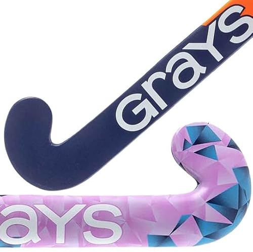 Longstreth Grays Aftershock Wood Feldhockeyschläger – Ultrabow-Profil für Anfänger & Jugendliche – ideal zum Spielen im Freien – 71,1 cm