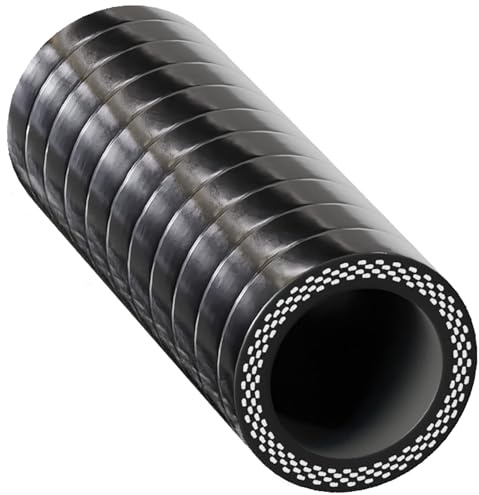 35mm ID - Black Silicone Straight Coupler Hose 100mm (4 Inch) Long Reinforced Turbo Intercooler Intake Piping Industrial Hydraulic Hose