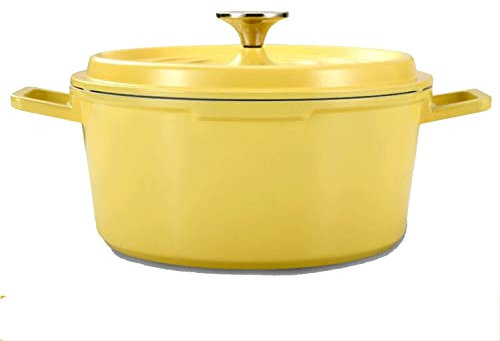 ANSNOW Ollas de Cocina Olla para el Hogar Olla para Sopa Olla para Estofado Olla para Estofado Olla para Estofado de Aluminio Fundido a Presión Estufa de Gas