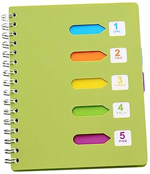 Gogogmee Notizbuch Mit Seitlicher Spiralbindung Dickes Glattes Papier Für Angenehmes Schreiben Als Tagebuch Notizblock Für Reisen Und Studien
