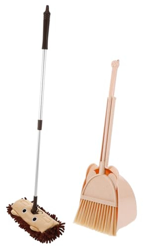 Warmhm 1 Ensemble De Mini Serpillères Jouets pour Bébés Jouets pour Tout-Petits Balai pour Tout-Petits Balai pour Tout-Petits Pelle À Poussière Petite Serpillière Jouets De