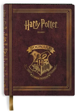 Gioch Preziosi - Harry Potter Schülerkalender 2025 2026 Bordeaux, Schülerkalender 10 Monate, undatiert, fester Einband, Format 14,2 x 20 cm, für Kinder und Mädchen von Grund- und Mittlere