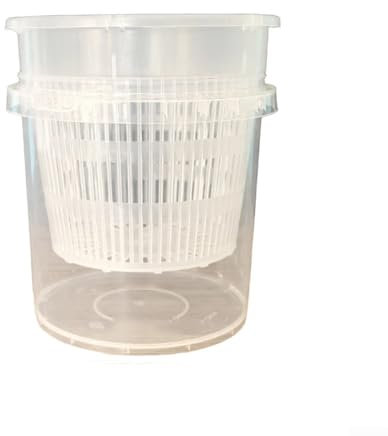 Macetas transparentes para orquídeas con sistema de autorriego, maceta pequeña de plástico para orquídeas (2)