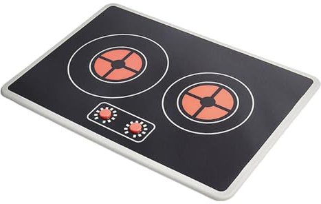 Milageto Jouet de Cuisine pour Enfants, Jouets d'apprentissage, Cuisinière à Induction, Plateau de Cuisson Acrylique Réaliste avec Son et Lumière, Jeu de Simulation,Cadeau Anniversaire Filles Garçons