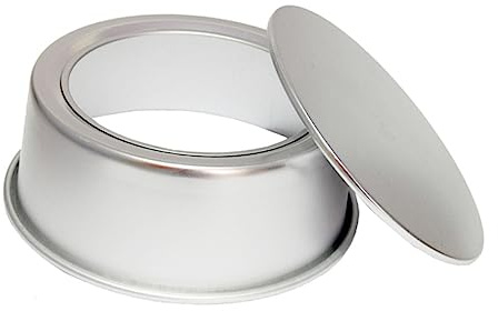 Ciieeo Teglia Per Torta Rotonda Alluminio Anodizzato Base Rimovibile e Finitura Antiaderente Adatta Per Torte Strati Torte Nuziali e Dessert