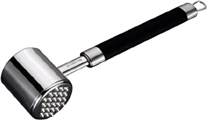 Martello inteneritore per carne, Batticarne a doppia faccia, batticarne in acciaio inossidabile con impugnatura antiscivolo, martello for carne solido for la cottura di bistecche di maiale