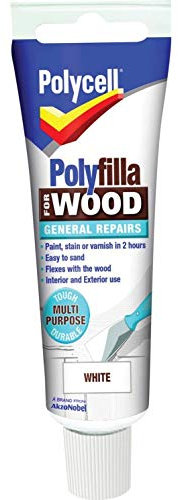 Polycell PLCWGRW75 Wood Filler Polyfilla Interior Exterior Use Tough Durable Repaintable