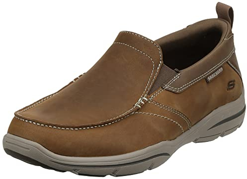 Skechers Men's Harper-Forde Driving Style Loafer, Dsch, 9.5 UK X-Wide