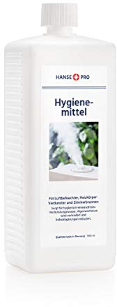 HANSE PRO Hygienemittel, 1 x 1000 ml - Konservierungs-Mittel für Luftbefeuchter, Luftreiniger, Luftwäscher, Heizkörper-Verdunster, Zimmerbrunnen - hält Verdunstwasser hygienisch einwandfrei