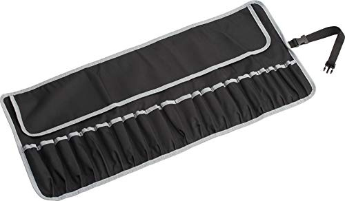 Cutting Line Werkzeugrolltasche 745 mm - Unbestückt - 22 Fächer - Mit Schnellverschluss & Tragegriff - Aus Nylon/Werkzeugrolle/Rolltasche/Werkzeugtasche für Wartungsmechaniker / 4541200