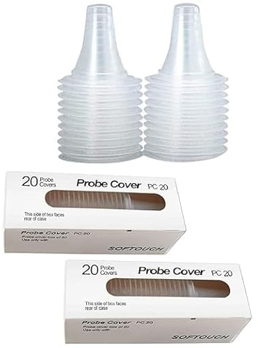 300pcs Ear Thermometer Probe Covers, Lens Filters, Refill Covers for All Braun themometer Thermometer Models Digital Thermometers Disposable Covers (300pcs)
