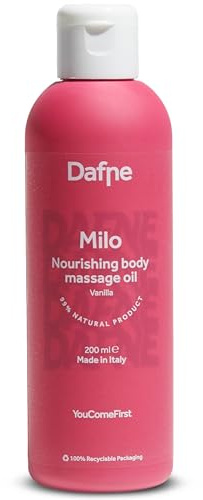 Dafne | Körperöl mit Süßmandel, Vitamin E & Jojoba | Feuchtigkeitsspendendes, duftendes Pflegeöl | Leichtes Hautöl für Frauen & Männer | Für Körper, Haare & Gesicht | 200 ml