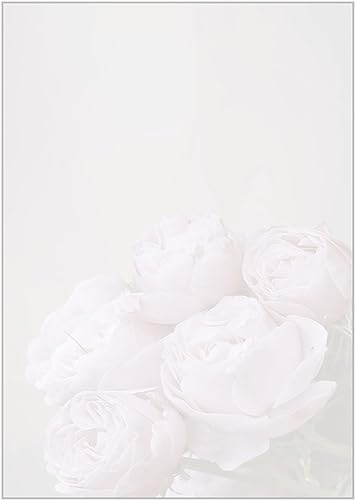Briefpapier Trauer DIN A4 - Trauerbrief und Kondolenz-Papier 20 Blatt - Motiv Nr. 170 | 120g/m²