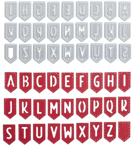 Stanzenshop Falsstencil: Flaggirlang med bokstäver – väck din kreativitet med denna mångsidiga, anpassningsbara och högkvalitativa stansmall. Unik dekoration