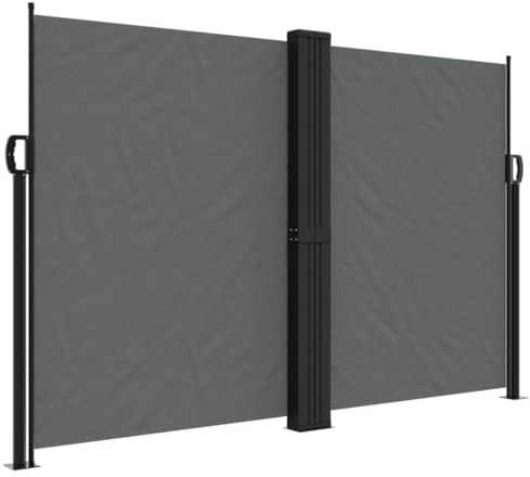 vidaXL Tenda da Sole Laterale Retrattile Antracite 160x1000 cm