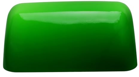 Cabilock Ersatzabdeckungen Für Banker-Lampenschirme Aus Grünem Glas Lampenschirme Für Tischlampen Glas-Schreibtischlampenabdeckungen Für Wohnzimmer Schlafzimmer Beleuchtungskörper