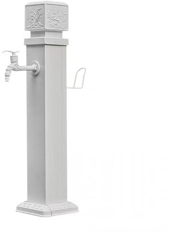 Colonna D'acqua Da Giardino, Supporto For Tubo Da Giardino Con Colonna D'acqua Quadrata Con Rubinetto, Distributore D'acqua For Cortile, Fontana Con Idrante, Per Irrigazione E Irrigazione(114cm/44.9in