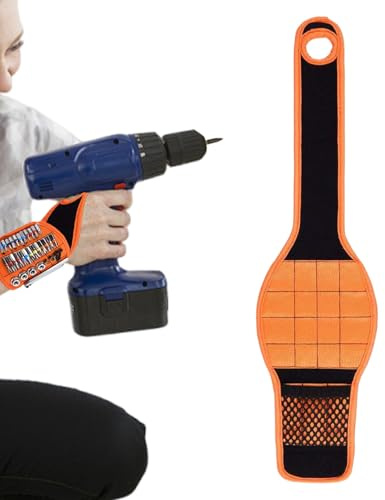 Magnet-Armband für Werkzeuge Atmungsaktiv Elastisch Rutschfest | Magnetischer Gürtel-Werkzeughalter Bohrer Vater Freund Projekt-Enthusiast Reparaturtechniker