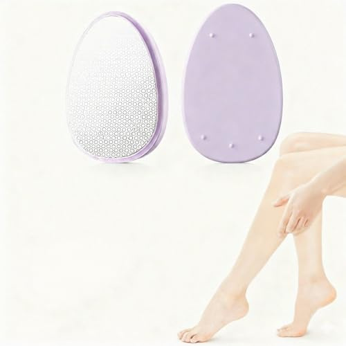 Borrador de pelo de cristal para mujeres y hombres, removedor de vello de cristal reutilizable, herramienta mágica de exfoliación indolora, eficaz nano depilación exfoliación con piedras sin