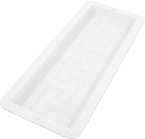 OSALADI Molde de Plástico Reutilizable para Baldosas de Cemento Tanglian 45X15X3 CM Molde Manual para Pavimento de Jardín y Patio Plantilla para Ladrillos de Colores Construcción