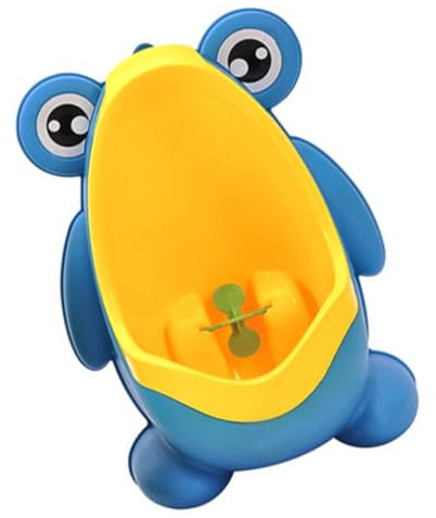 Urinatoio da Muro per Bambini, Cartone Blu in Pp, Versione Singola | Salvaspazio, per Bagno Domestico, Stile Adorabile, per Ragazzi e Piccoli, Struttura Sospesa Stile Casuale