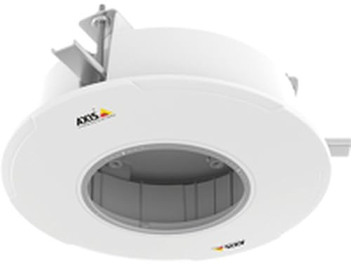 Axis 01172-001 T94P01L Indoor/Outdoor Recessed Mount for M5525-E PTZ Dome Network Camera - White