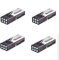 Docooler 9 Volt LED Taschenlampe Torch/Blocklite Taschenlampe Camping Licht Kompakt Ultra Hell (4pcs)